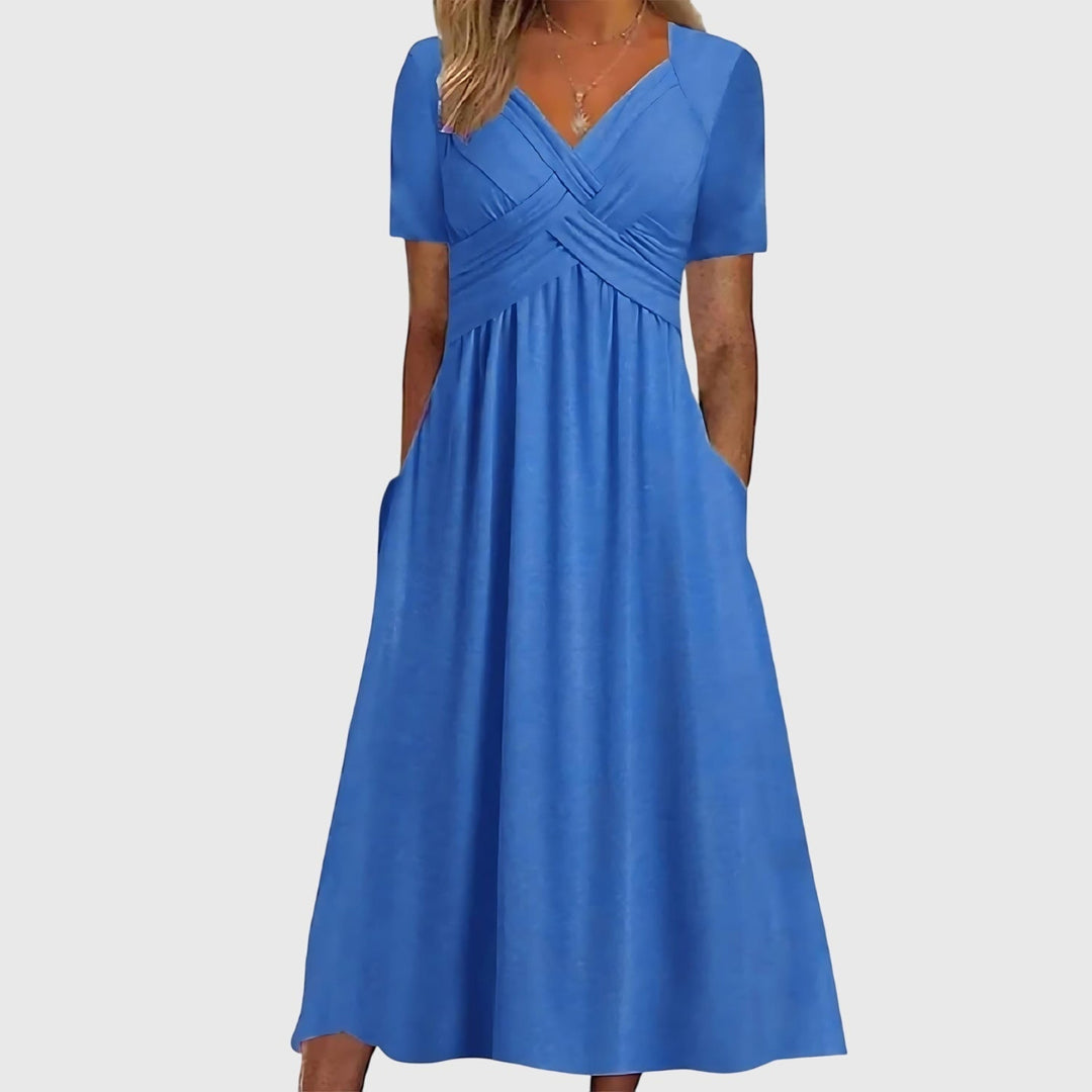 Viola™ | Midi Dress with Tummy Control