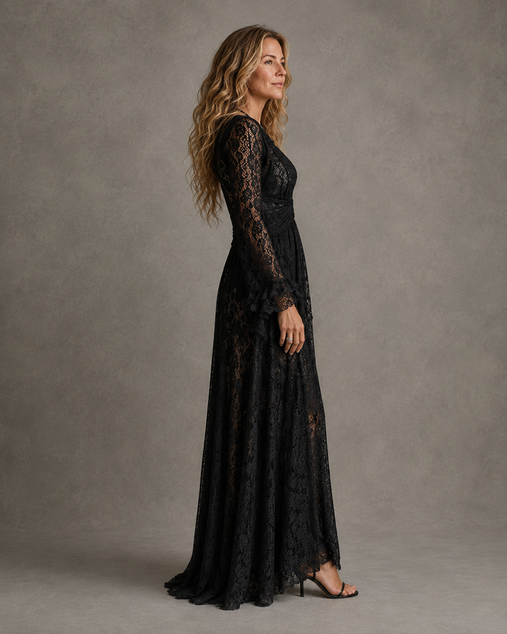 Charlotte Plunging V-Neck Maxi Dress for Women