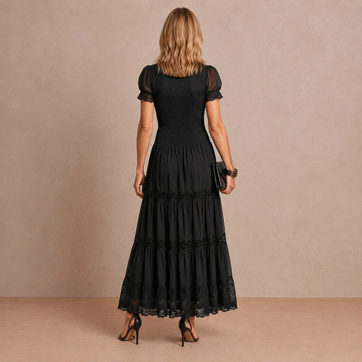 Sophia Sheer Lace Maxi Dress for Women