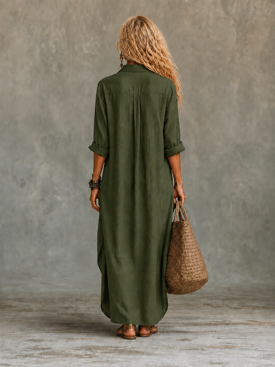 Vivienne Button-Down Maxi Dress for Women