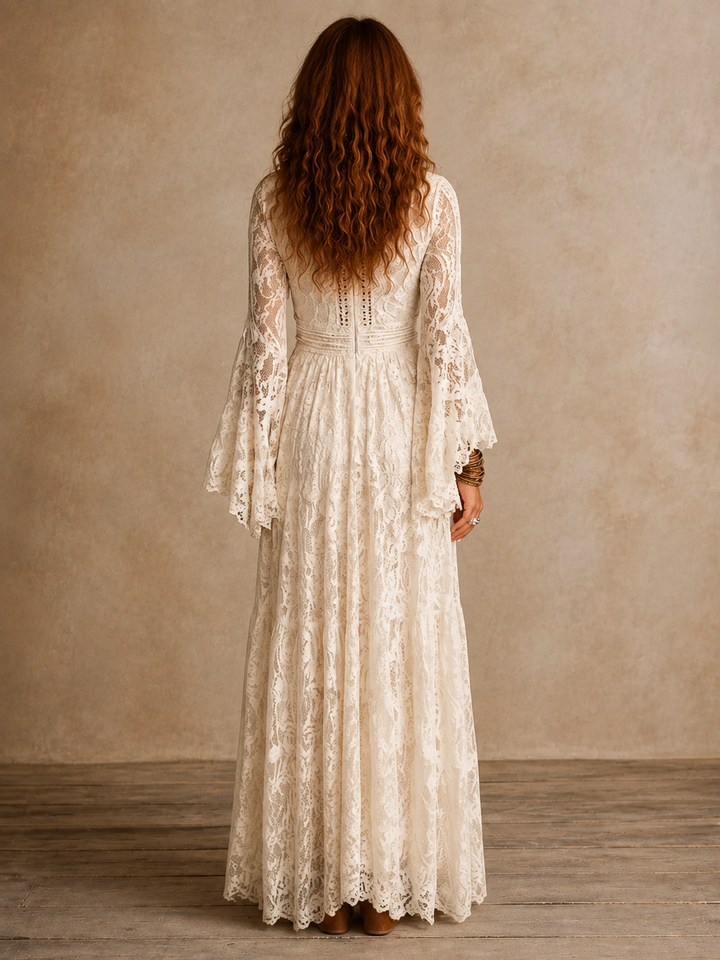 Emily Vintage Silhouette Maxi Dress for Women